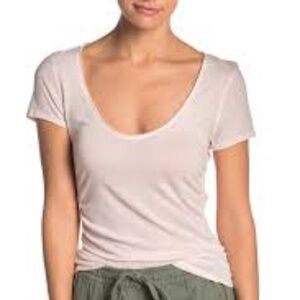 Free People Sonnet Side Gathered T-Shirt